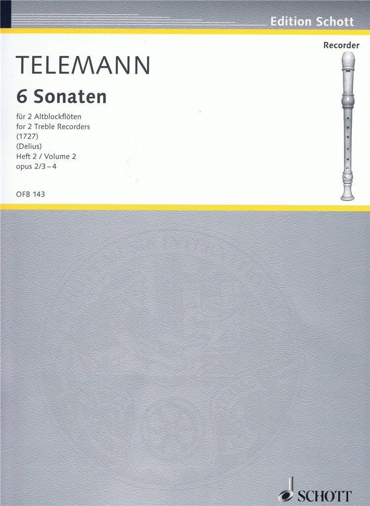 Sonaten(6) 2 Opus 2